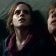 Emma Watson (Hermione), Rupert Grint (Ron) et Daniel Radcliffe (Harry) dans le film Harry Potter et les Reliques de la mort - partie II en 2011 