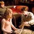 Emma Watson (Hermione), Rupert Grint (Ron) et Daniel Radcliffe (Harry) dans le film Harry Potter et le prince de sang-mêlé - 2009 