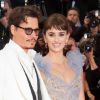 Penélope Cruz et Johnny Depp, à Cannes. Mai 2011