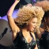 Beyoncé se produit sur la scène du T In The Park Festival, à Kinross en Ecosse, samedi 9 juillet 2011.