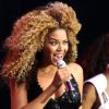 Beyoncé se produit sur la scène du T In The Park Festival, à Kinross en Ecosse, samedi 9 juillet 2011.