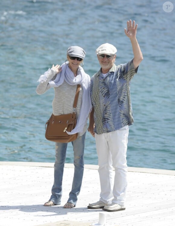 Steven Spielberg et son épouse Kate Capshaw