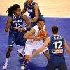 Mickaël Gelabale (photo : avec les Bleus au Mondial 2010 en Turquie) a eu la douleur de perdre son père en juillet 2011, quelques jours avant le début de la préparation pour l'Euro.