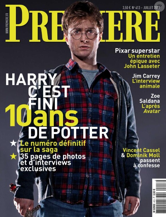 La couverture du magazine Première (juillet 2011)