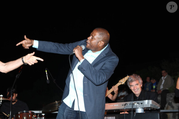 Forest Whitaker met l'ambiance lors du festival d'Ischia en Italie le 14 juillet 2011