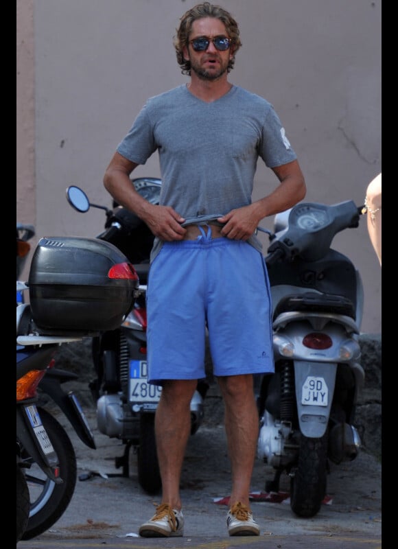 Gerard Butler lors du festival d'Ischia en Italie le 14 juillet 2011