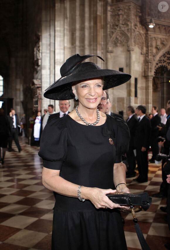 Funérailles d'Otto de Habsbourg-Lorraine, le 16 juillet 2011 : la princesse Michael de Kent.