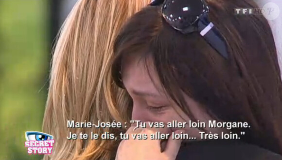 Tous les candidats se montrent abattus par la décision de Marie-Josée de quitter l'aventure (quotidienne du lundi 18 juillet 2011).