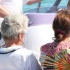 Michael Douglas et Catherine Zeta-Jones sur les côtes de Saint-Tropez le 18 juillet 2011