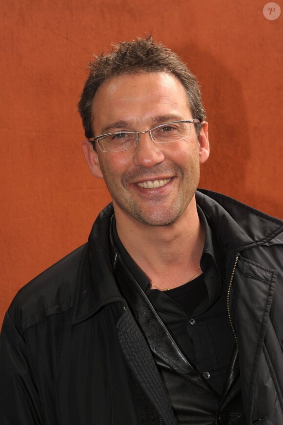 Julien Courbet à Roland Garros en juin 2008