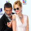 Antonio Banderas et Melanie Griffith à la remise de prix de 
Univision's 8th Annual Premios Juventud Awards, Miami le 21 juillet 2011