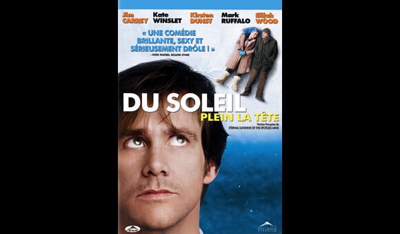 L'affiche québécoise de Eternal Sunshine of the Spotless Mind, film rebaptisé Du Soleil Plein la Tête
