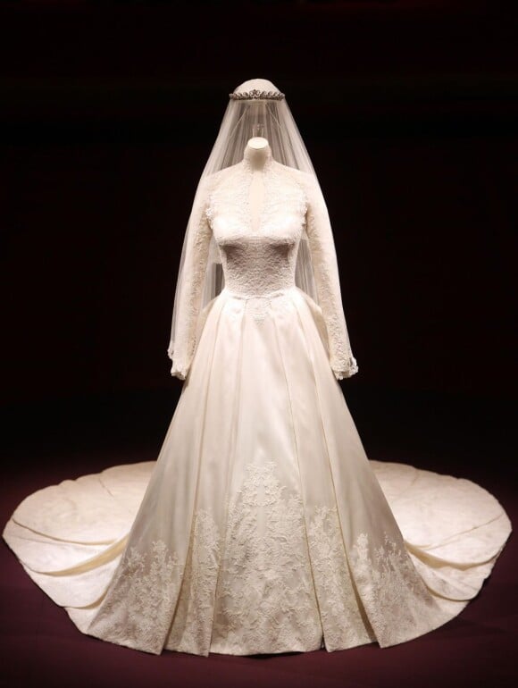 La robe de mariée de Kate Middleton exposée à Buckingham Palace à partir du 23 juillet.