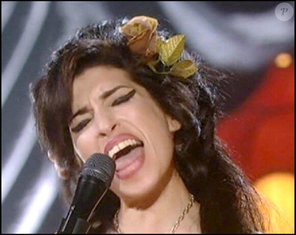 Amy Winehouse aux Grammy Awards en 2008