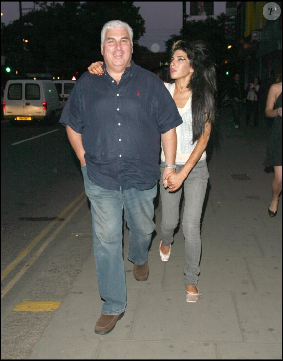 Amy Winehouse avec Mitch son père adoré