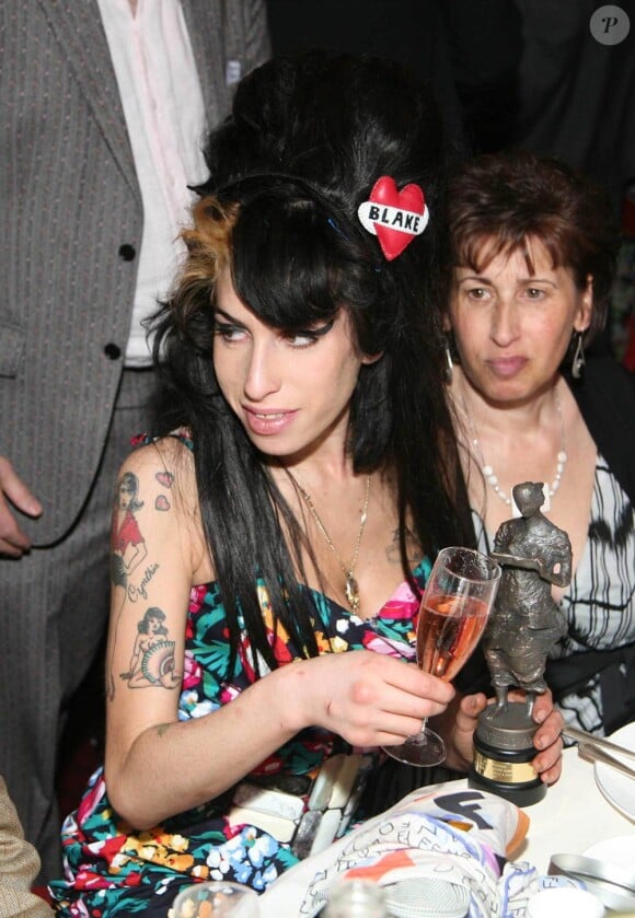 Amy Winehouse et sa maman Janis à Londres en 2008