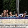 Alicia Keys et son fils Egypt en vacances à Miami le 22 juillet 2011