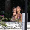 Alicia Keys et son fils Egypt en vacances à Miami le 22 juillet 2011