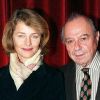 Michael Cacoyannis et Charlotte Rampling à Paris en 2000 pour la promotion de La Cerisaie