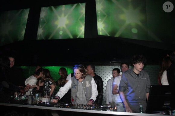 Pierre Sarkozy, alias DJ Mosey, au Mynt Lounge de Sao Paulo au Brésil, le 7 juillet 2011