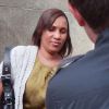 Nafissatou Diallo à la sortie du tribunal de Manhattan, à New York, le 27 juillet 2011.