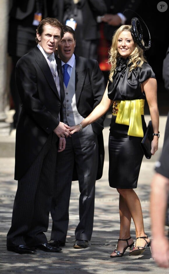Le jockey Tony McCoy lors du mariage de Zara Phillips et de Mike Tindall, le 30 juillet 2011, à Edimbourg, en Ecosse.