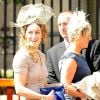 La sportive Amy Williams arrive au mariage de Zara Phillips et de Mike Tindall, à Edimbourg, le 30 juillet 2011.