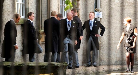 Mariage de Zara Phillips et de Mike Tindall, à Edimbourg, le 30 juillet 2011.