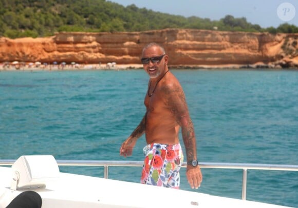 Christian Audigier en vacances à Ibiza le 30 juillet 2011