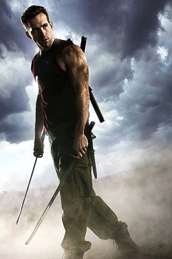 Ryan Reynolds dans le rôle de Deadpool en 2009 pour X-Men Origins : Wolverine.