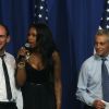 Jennifer Hudson a chanté pour Barack Obama à Chicago lors d'un événement caritatif le 3 août 2011. 
