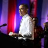 Barack Obama à Chicago pour un événement caritatif le 3 août 2011. Il en a profité pour fêter un peu en avance, son anniversaire !