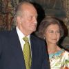 La reine Sofia et le roi Juan Carlos arrivent à un dîner de gala, à Palma de Majorque. 7 Août 2011
 