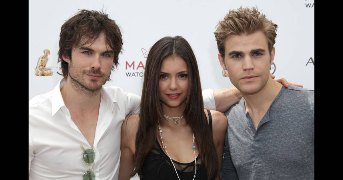 Nina Dobrev, Ian Somerhalder et Paul Wesley, de Vampire Diaries Purepeople