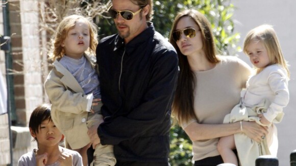 Angelina Jolie et Brad Pitt : Le couple glamour comble de bonheur ses bambins