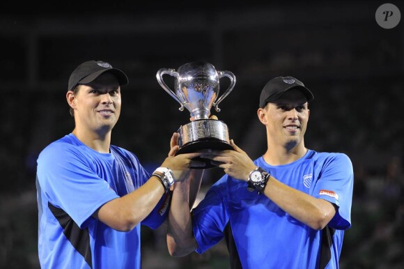 Les frères Bryan vainqueurs de l'Open d'Australie en janvier 2011