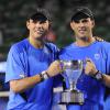 Les frères Bryan vainqueurs de l'Open d'Australie en janvier 2011