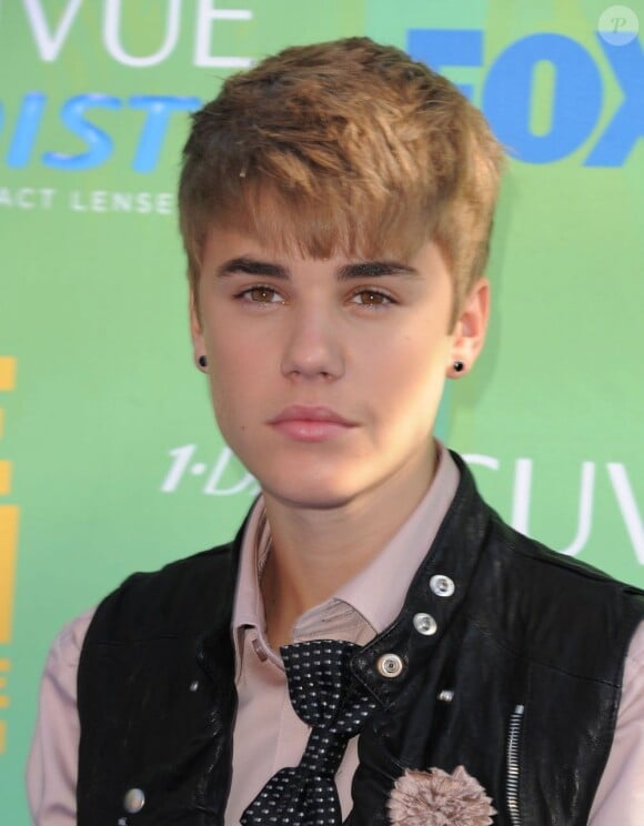 Justin Bieber aux Teen Choice Awards 2011, en août 2011.