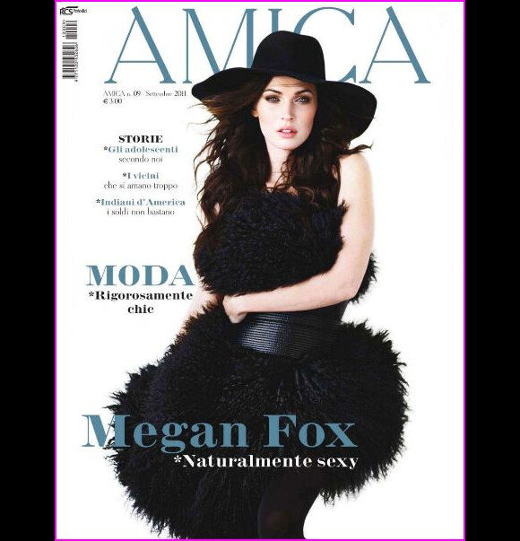 Megan Fox sublime en couverture du magazine italien Amica !