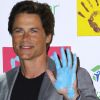 Rob Lowe lors de sa participation au projet Valspar Hand for Habitat. Le 22 août 2011 à New York