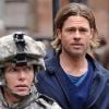 Brad Pitt sur le tournage