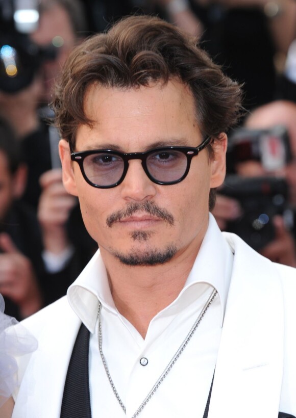 A 48 ans, l'acteur Johnny Depp est fréquemment nommé Homme le plus sexy de la Terre. Cannes, le 14 mai 2011.