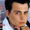 L'acteur Johnny Depp en couv' de Sky Magazine UK. Septembre 1991.