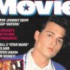 Johnny Depp, en couverture du magazine Movie. Automne 1990.