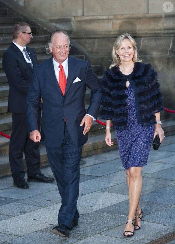 Le prince Karl Friedrich et sa femme Katharina de Hohenzollern assistaient vendredi  26 août 2011 à un concert caritatif au profit de  la Fondation Kira de  Prusse, à la veille du mariage religieux du prince  Georg Friedrich de Prusse et de la princesse Sophie d'Isembourg.