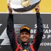 Sebastian Vettel a remporté son septième grand prix de la saison à Spa-Francorchamps en Belgique le 28 août 2011 et file droit vers un second titre de champion du monde.