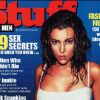 L'actrice Alyssa Milano en couverture du magazine masculin Stuff. Avril 1999.