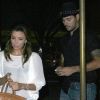 Eva Longoria et son petit ami Eduardo Cruz vont dîner au restaurant Madeo à West Hollywood en août 2011