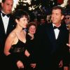 Mel Gibson et son ex-femme Robyn, à Los Angeles, le 24 mars 1997.