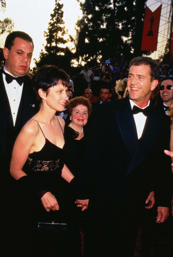 Mel Gibson et son ex-femme Robyn, à Los Angeles, le 24 mars 1997.